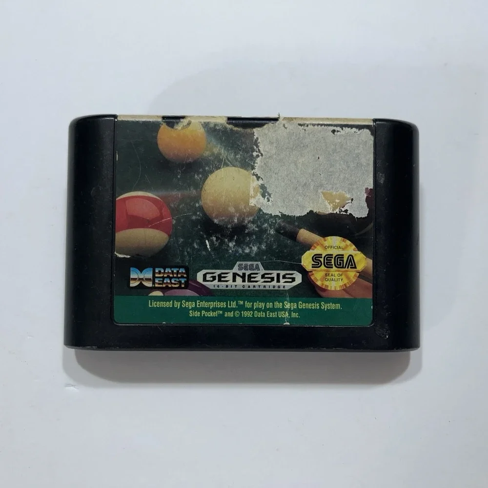 Side‎ Pocket ~ Sega Genesis ~ Cleaned ~ Tested ~#J429